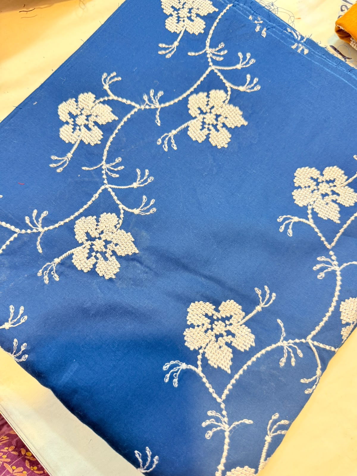 2pc Khaddi Embroidery Lawn Shirt with Trouser
