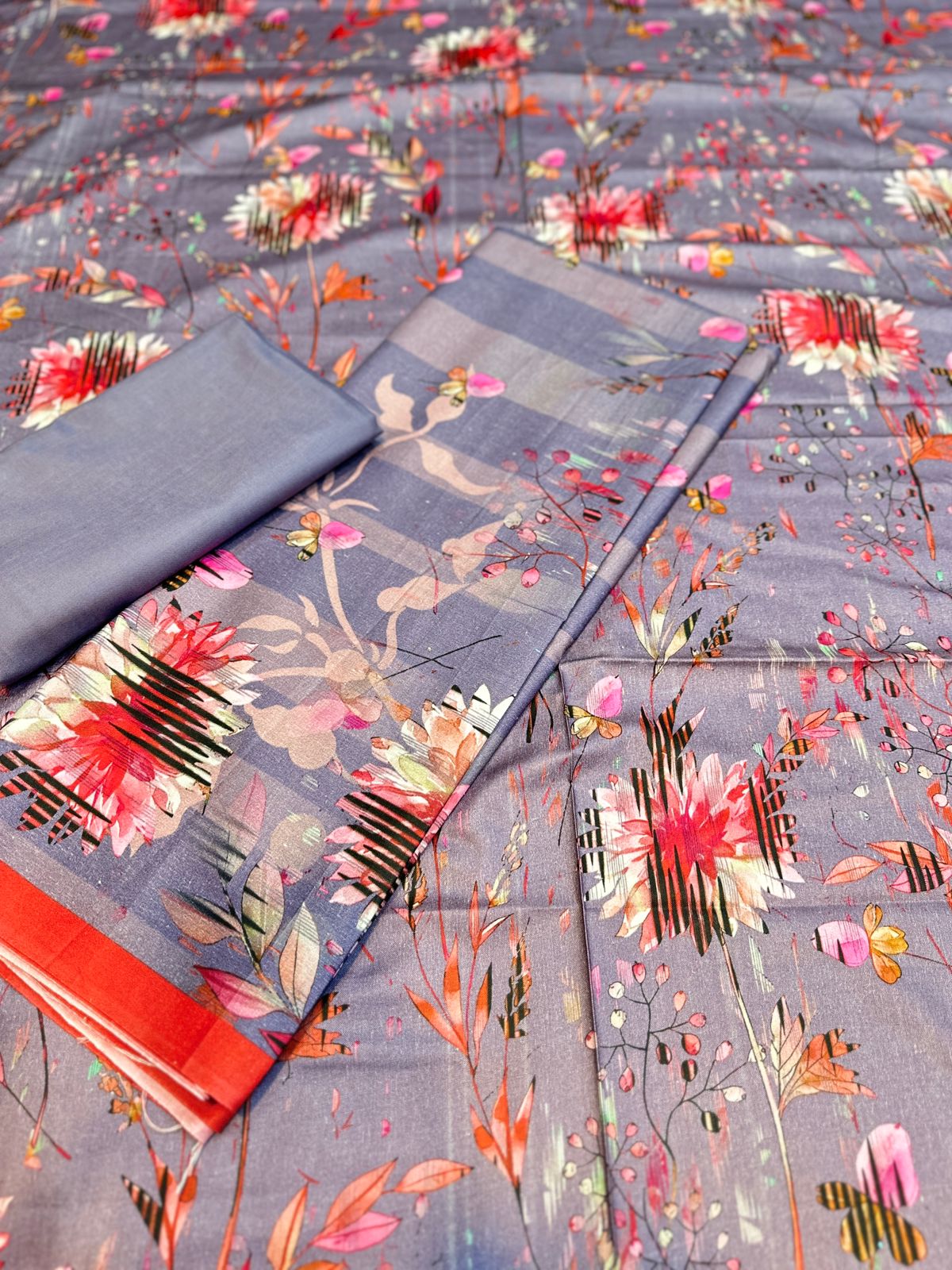 3pc Rashke Qamar Winter linen