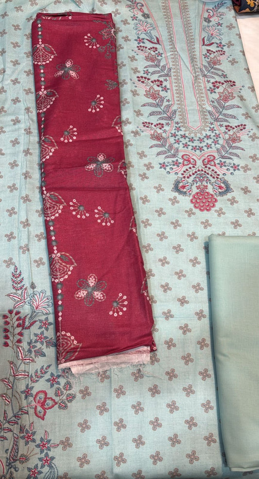 3pc So  Kamal 2450 lawn shirt and Trouser with Dupatta