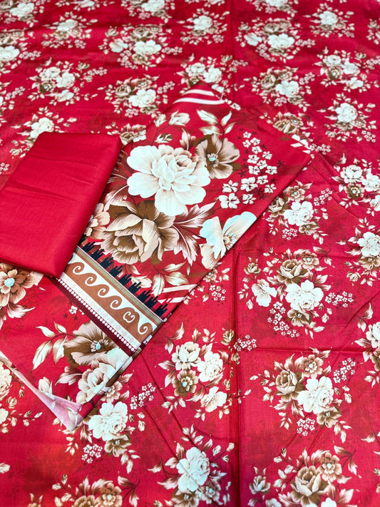 3pc Rashke Qamar Winter linen