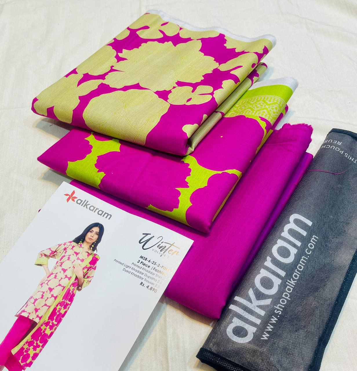 3pc Al Karam Khaddar