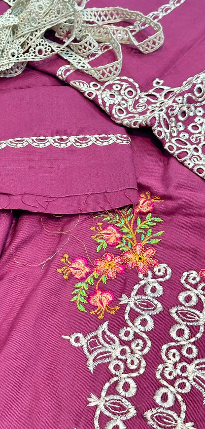 2pc Hussain Rehar khaddar shirt and Trouser
