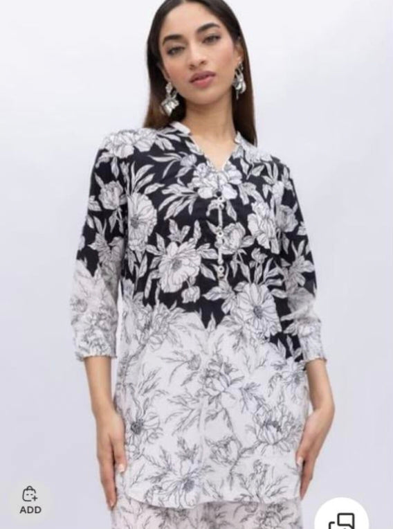 2pc Khaddi lawn shirt and Trouser