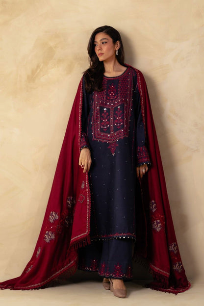 3pc Zara Shahjahan Luxury Dahank