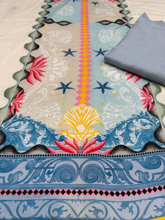 2pc (02)  Sana Safinaz linen Silk