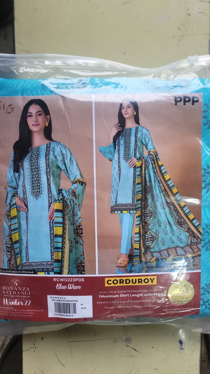 3pc Bonanza Satrangi Khaddar